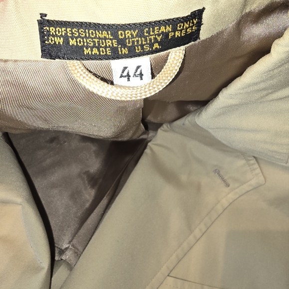L.L. Bean Sport Khaki Sport Coat Blazer - Picture 2 of 6